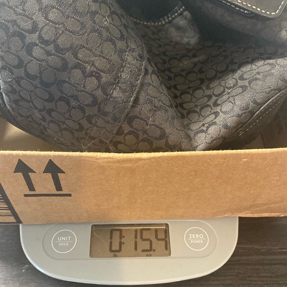 Vtg Coach Demi baguette fair condition monogram canvas Y2K mini bag logo 1460 - Picture 14 of 14